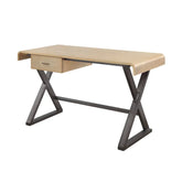 Danton Gold Aluminum Desk Model 92424 By ACME Furniture